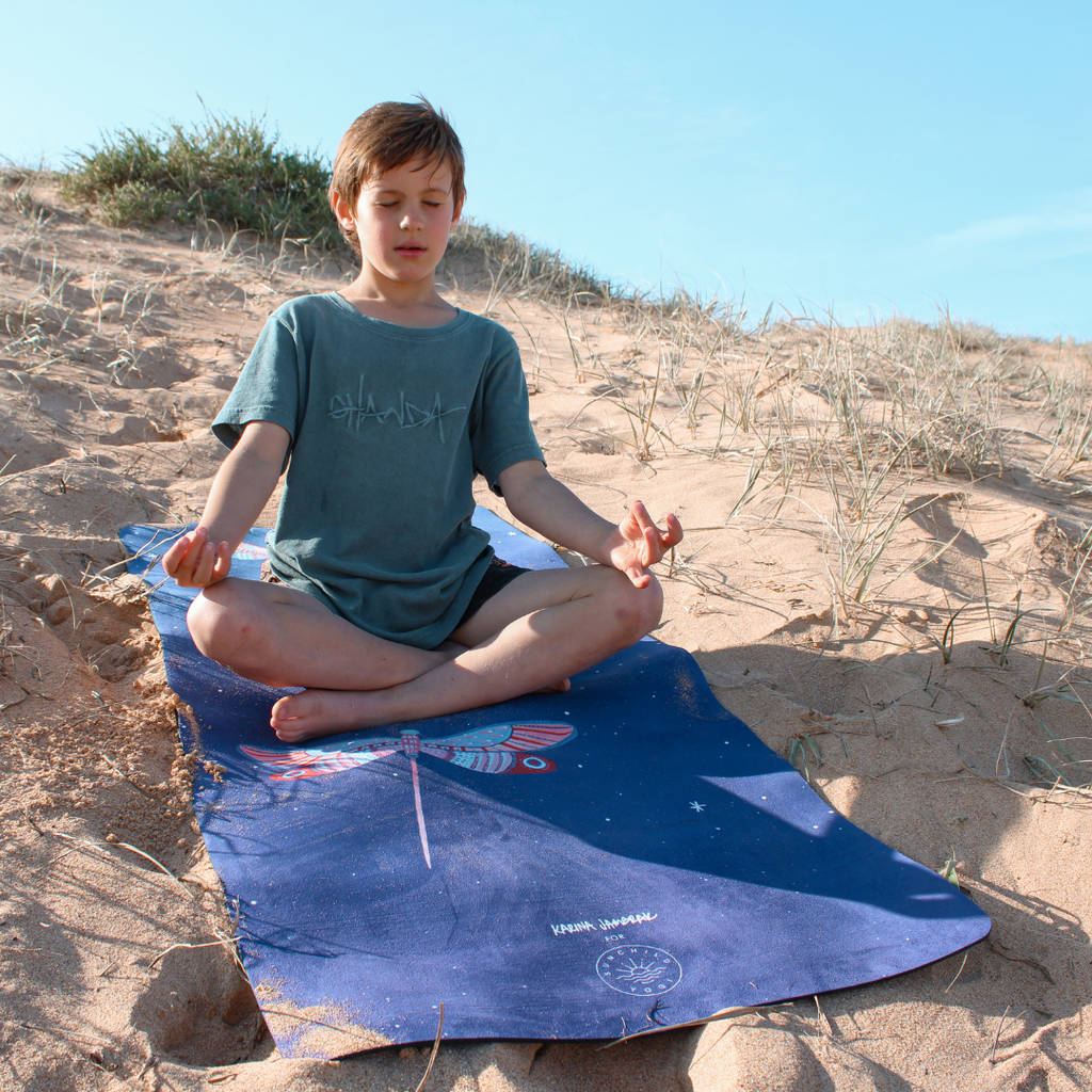 PRE-ORDER | Dragonfly Kids Yoga Mat - Sunchild Yogi