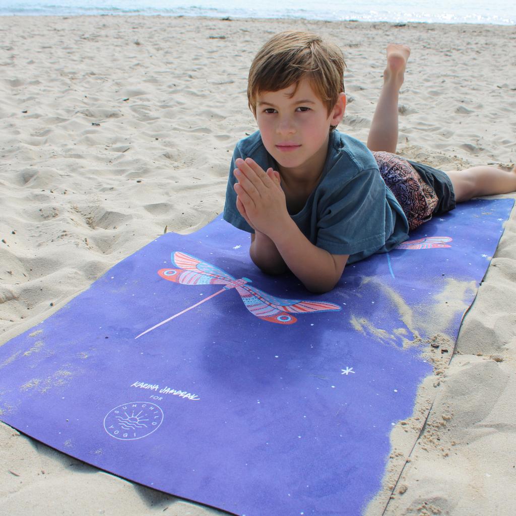 PRE-ORDER | Dragonfly Kids Yoga Mat - Sunchild Yogi