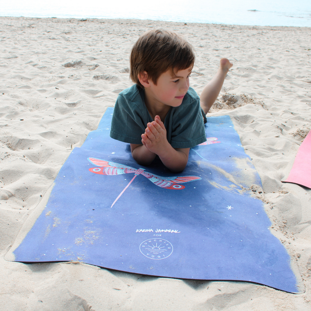 PRE-ORDER | Dragonfly Kids Yoga Mat - Sunchild Yogi