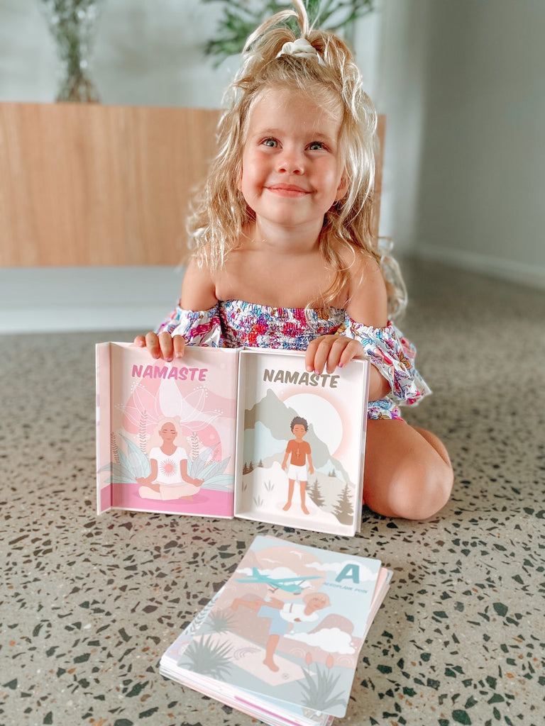 A-Z Kids Yoga Cards with Affirmations - Sunchild Yogi