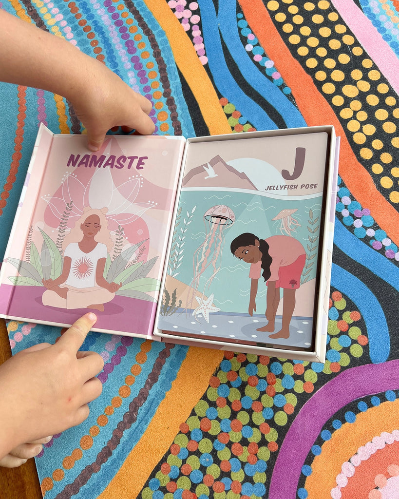 A-Z Kids Yoga Cards with Affirmations - Sunchild Yogi