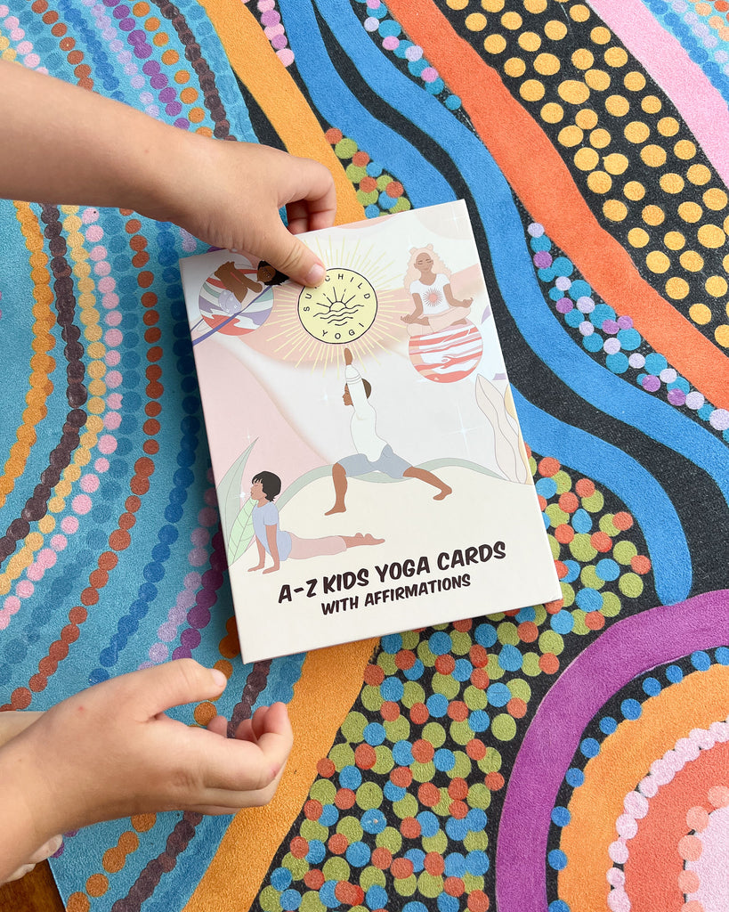 A-Z Kids Yoga Cards with Affirmations - Sunchild Yogi
