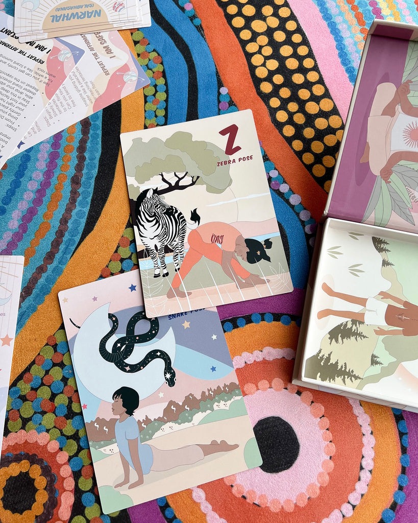 A-Z Kids Yoga Cards with Affirmations - Sunchild Yogi