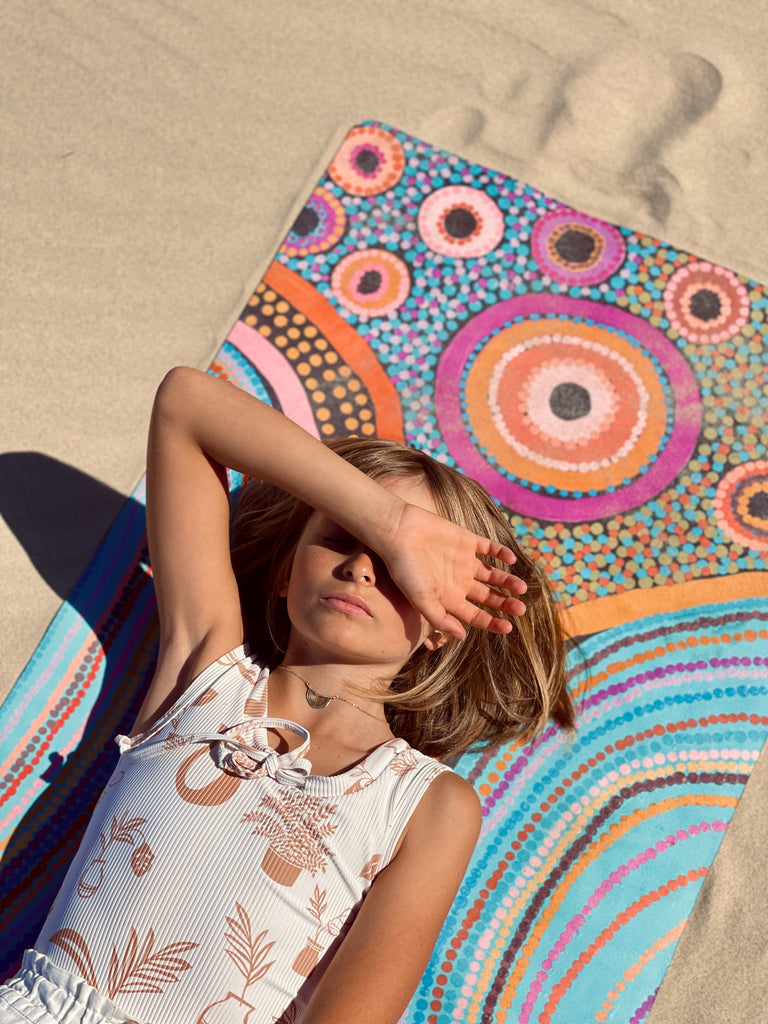 My Great Grandmothers Country Kids Mat - Sunchild Yogi