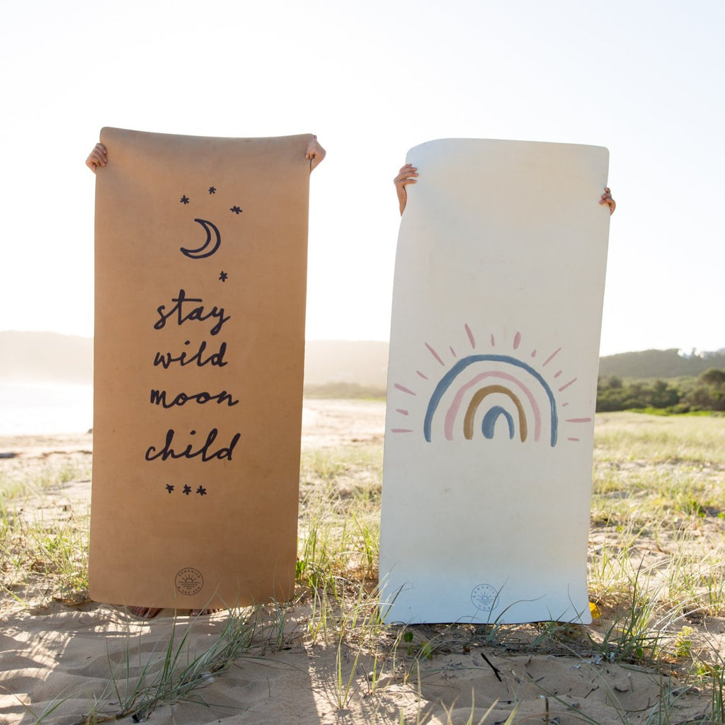 Rainbow Yoga Mat - Kids Yoga Mat - Sunchild Yogi