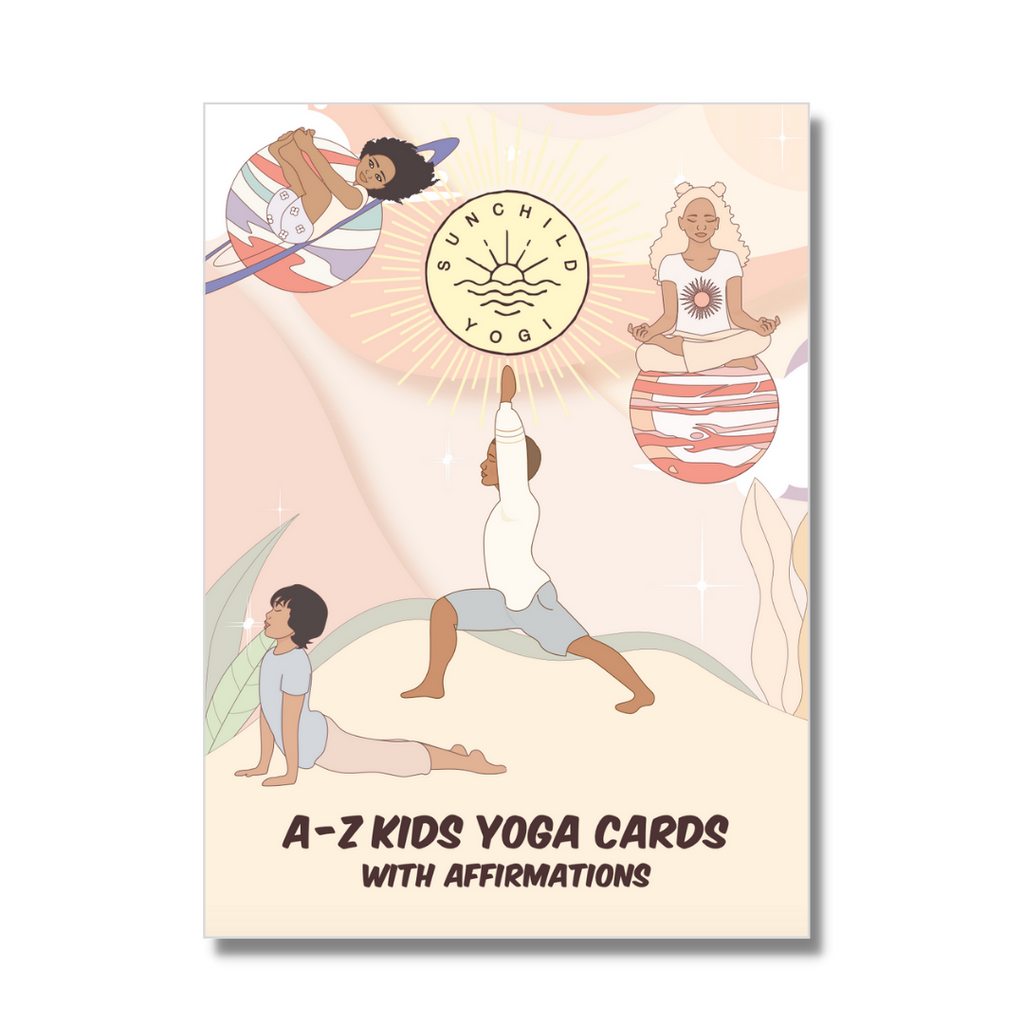 A-Z Kids Yoga Cards with Affirmations - Sunchild Yogi