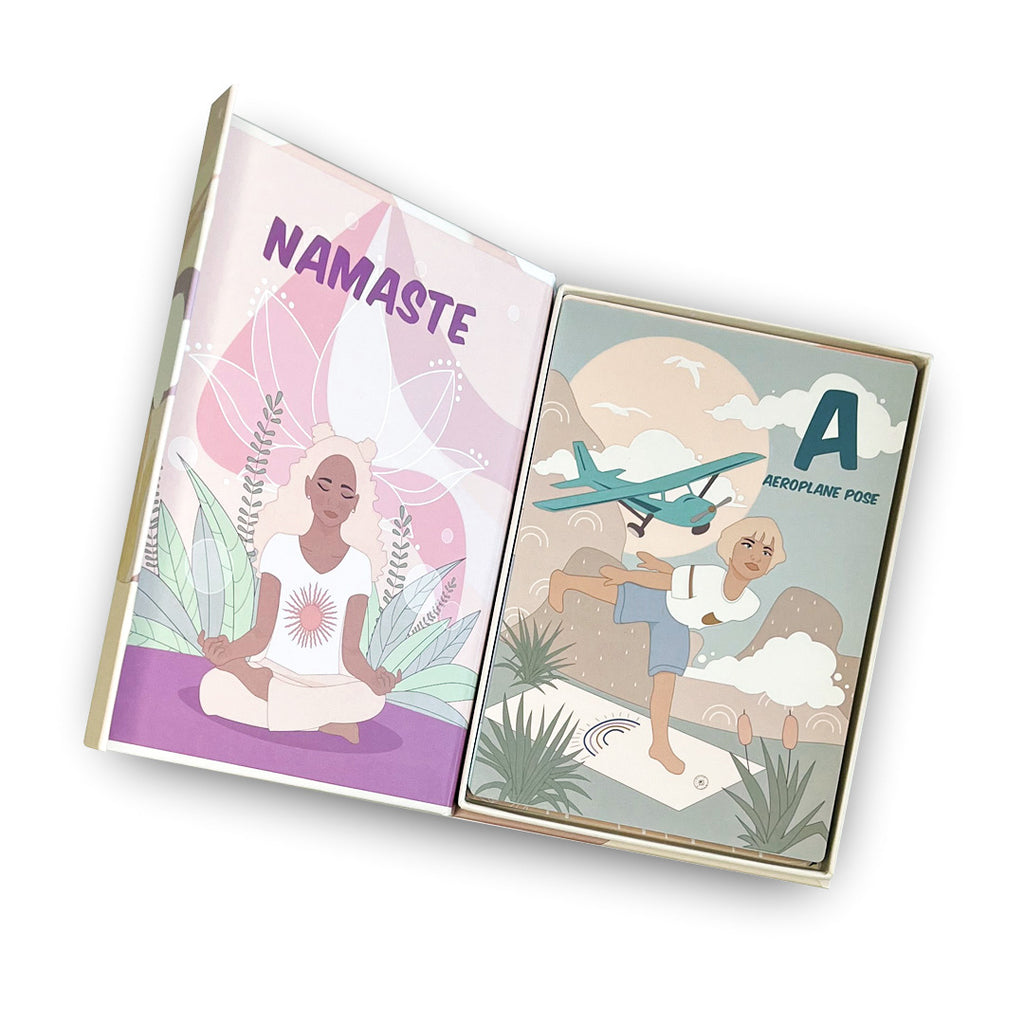 A-Z Kids Yoga Cards with Affirmations - Sunchild Yogi